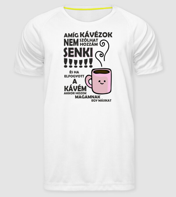  minta fehér pólón