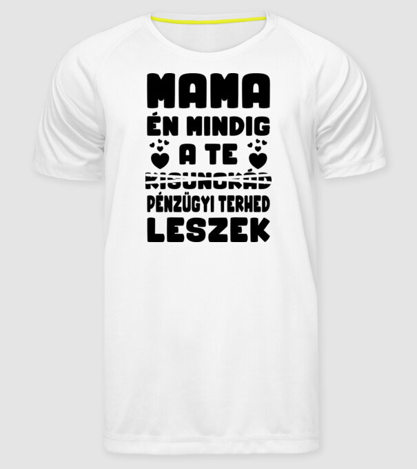  minta fehér pólón