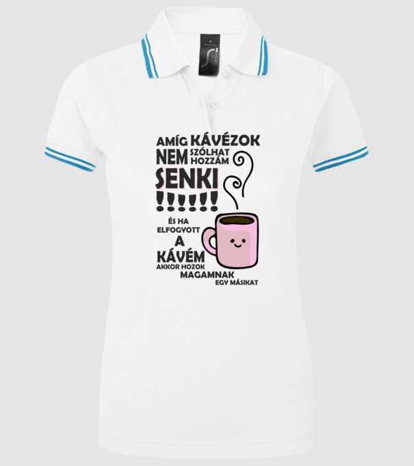  minta fehér pólón