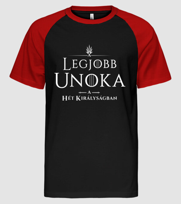  minta fekete/piros pólón