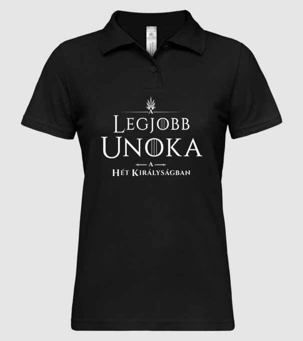  minta fekete pólón
