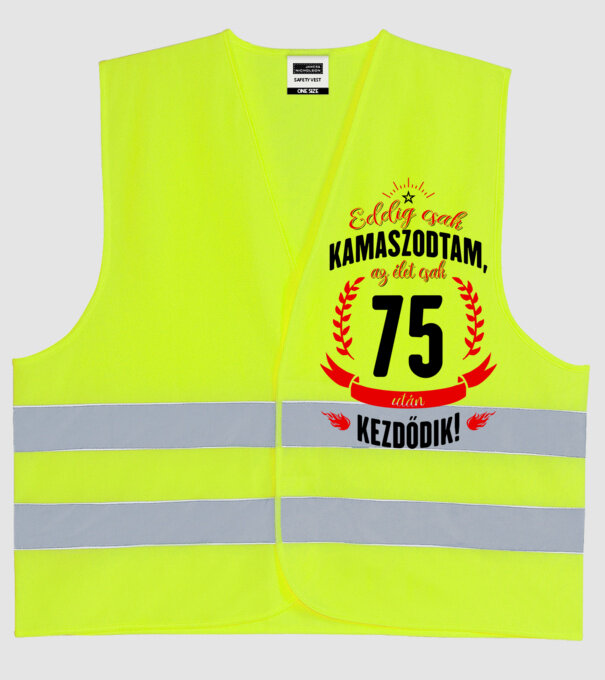  minta neonsárga pólón