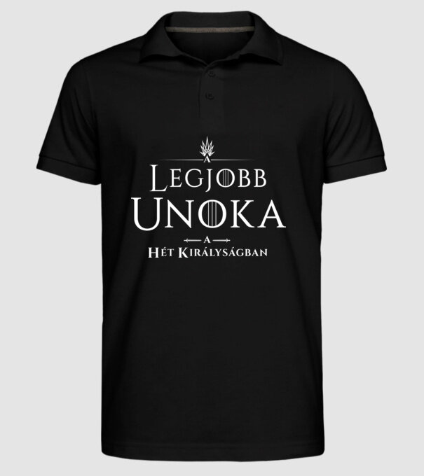 minta fekete pólón