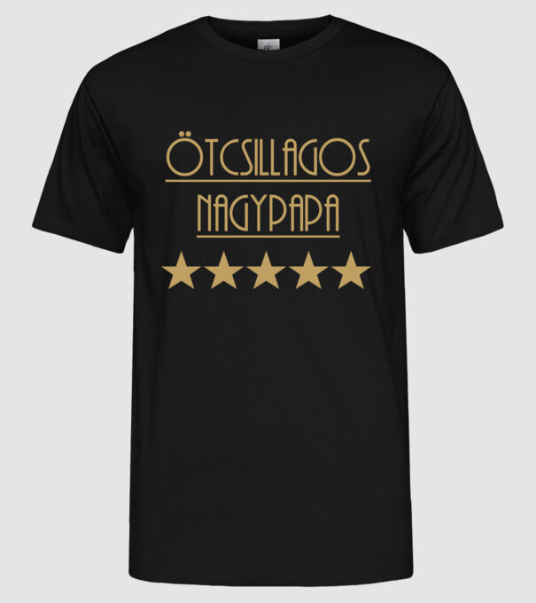  minta fekete pólón