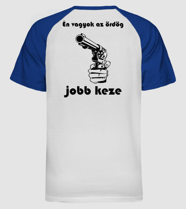  minta fehér/royal pólón