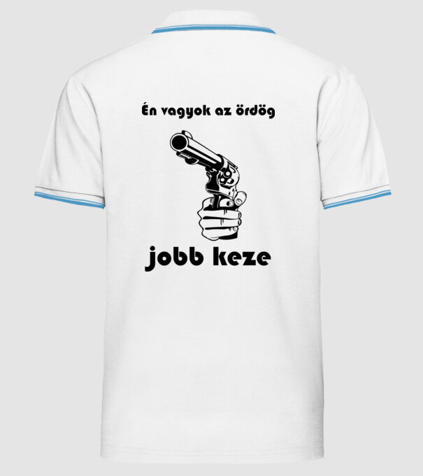  minta fehér pólón