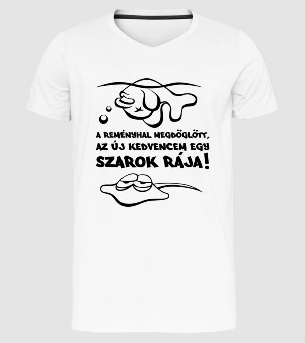  minta fehér pólón