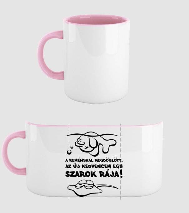  minta világos rózsaszín pólón