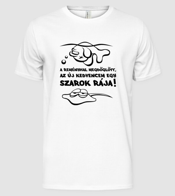  minta fehér pólón