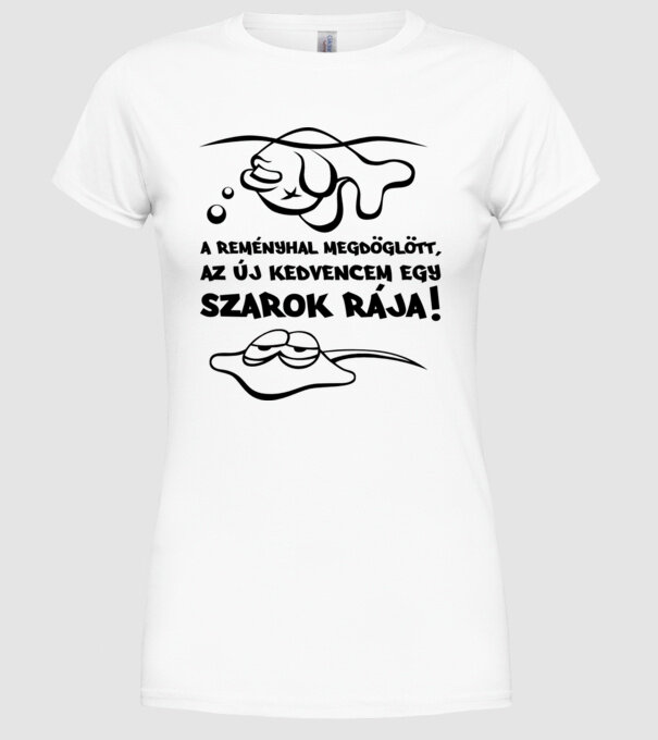  minta fehér pólón