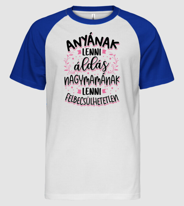  minta fehér/royal pólón