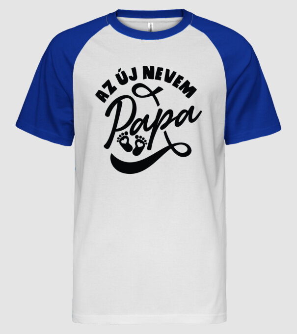  minta fehér/royal pólón