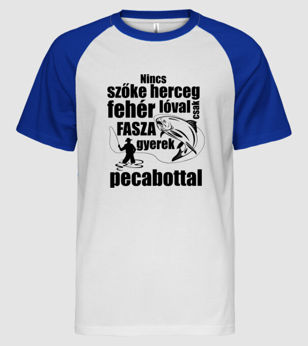  minta fehér/royal pólón