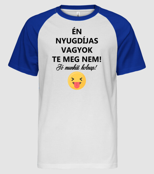  minta fehér/royal pólón
