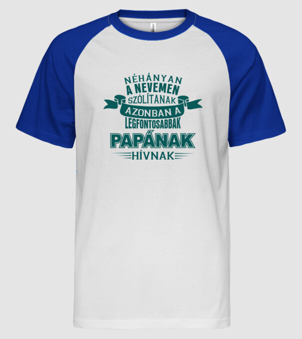  minta fehér/royal pólón