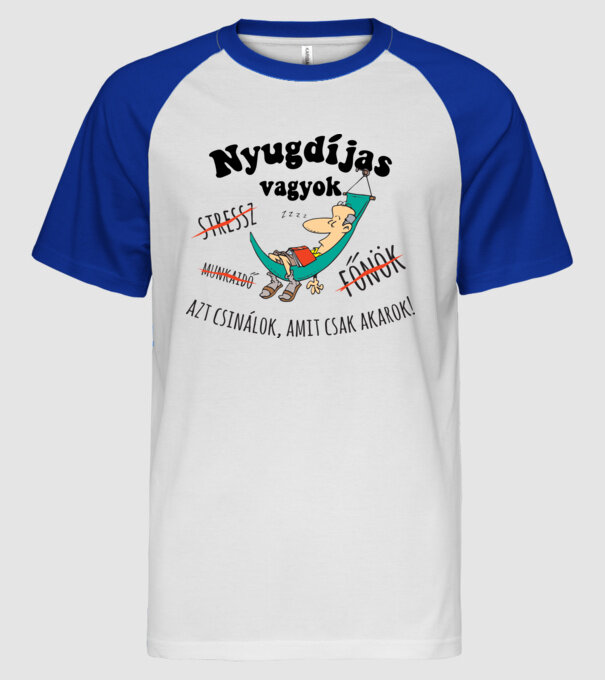  minta fehér/royal pólón