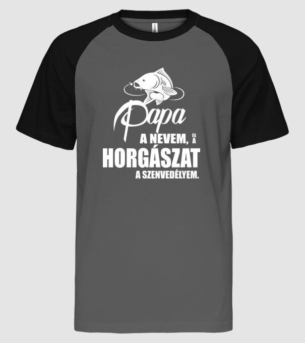  minta szürke/fekete pólón