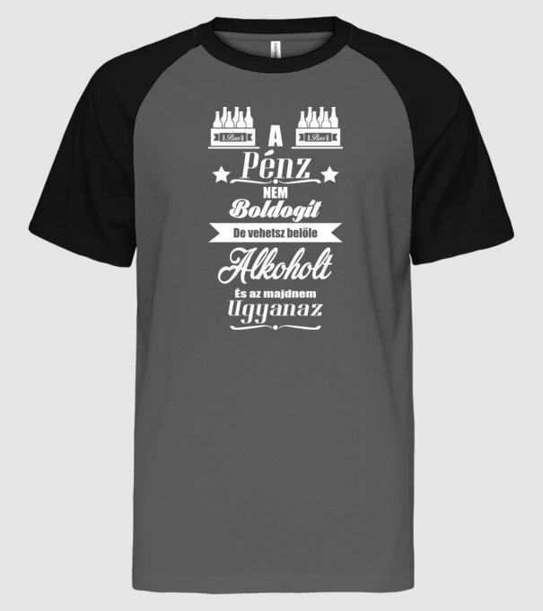  minta szürke/fekete pólón