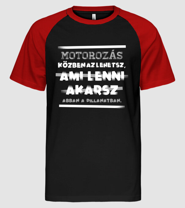  minta fekete/piros pólón