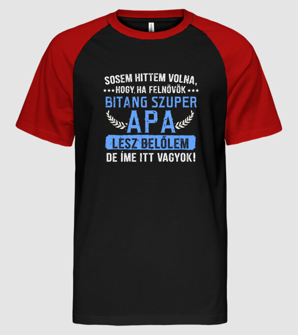  minta fekete/piros pólón