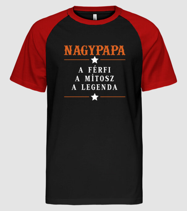  minta fekete/piros pólón