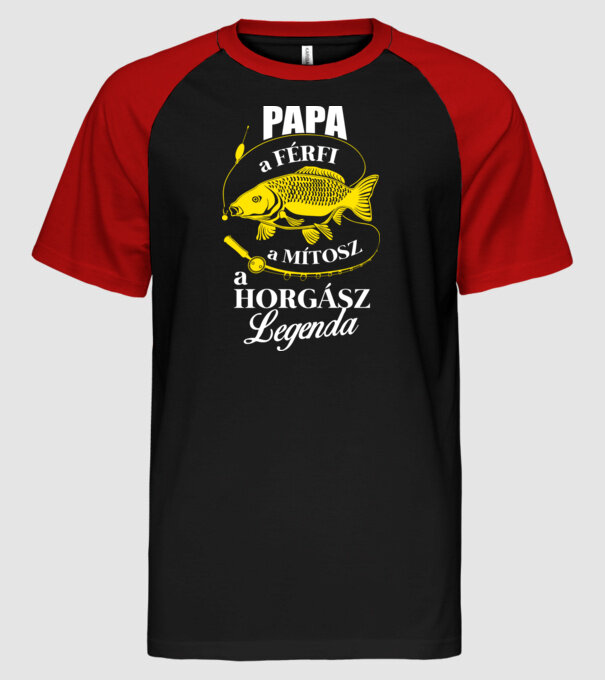  minta fekete/piros pólón