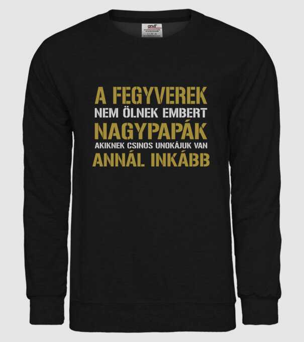  minta fekete pólón