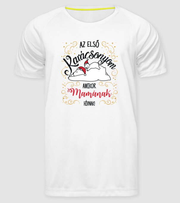  minta fehér pólón