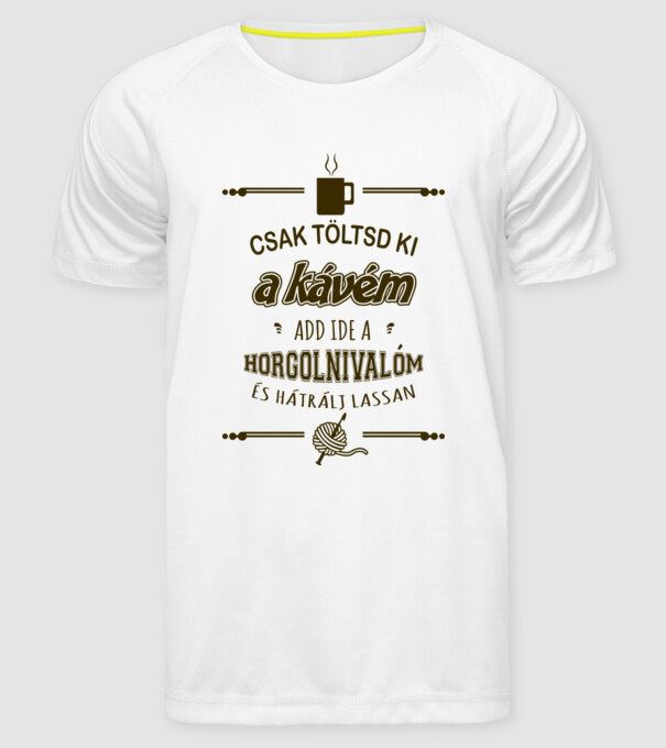  minta fehér pólón