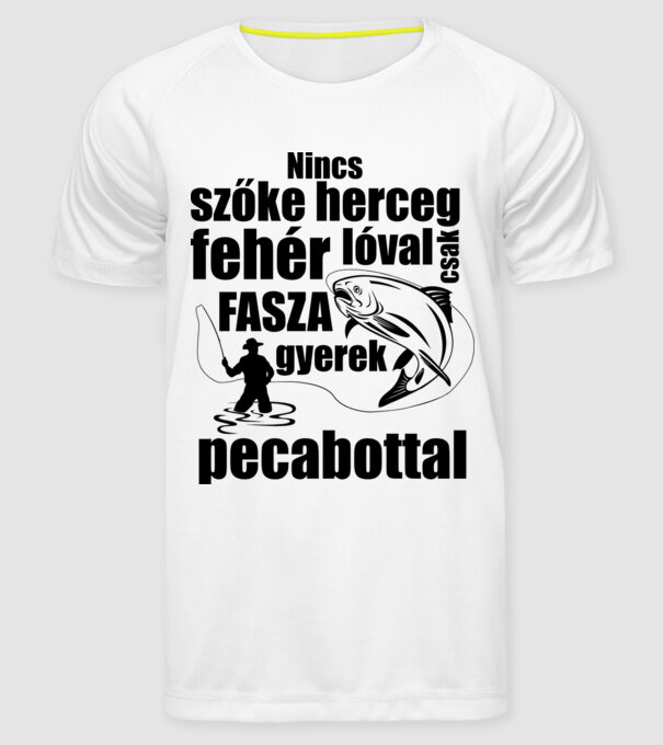  minta fehér pólón