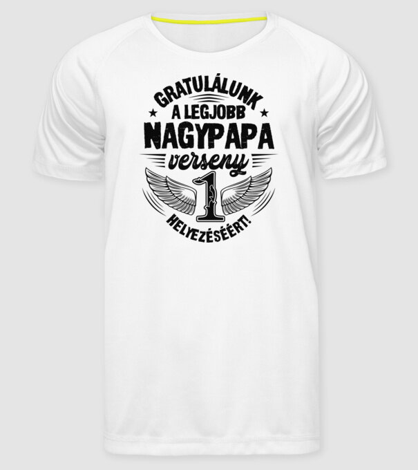  minta fehér pólón