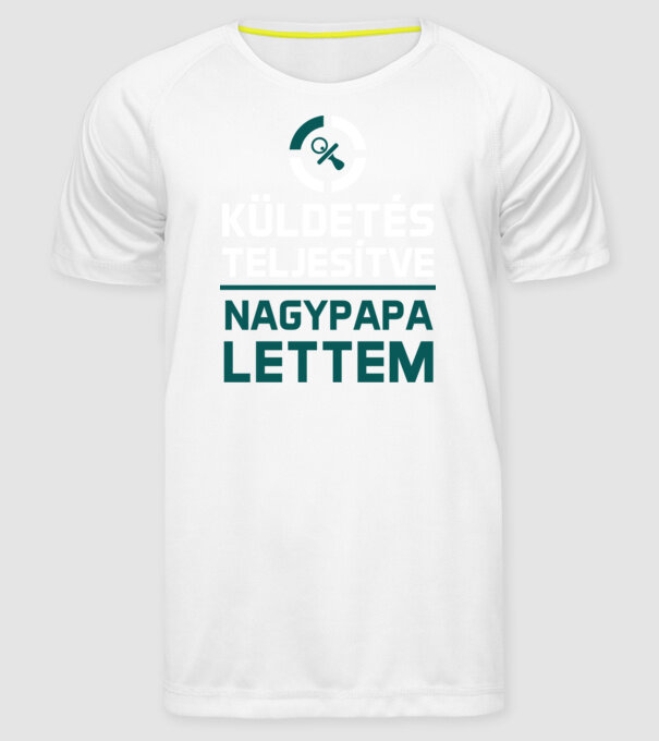  minta fehér pólón
