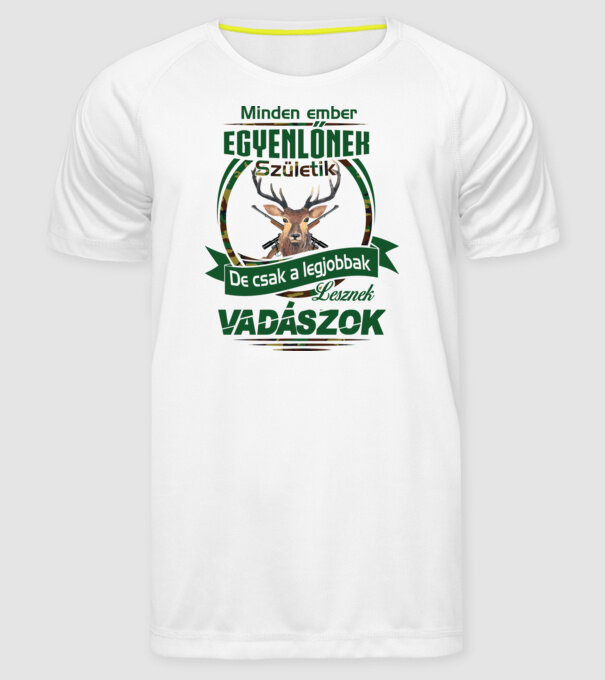  minta fehér pólón