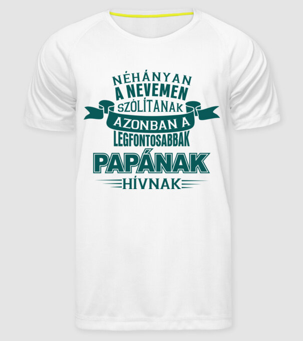  minta fehér pólón