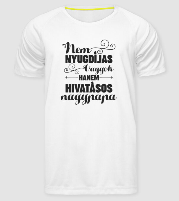  minta fehér pólón