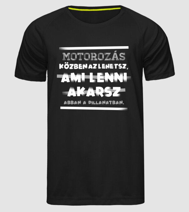  minta fekete pólón
