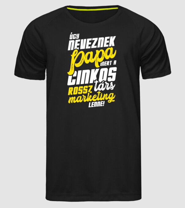  minta fekete pólón
