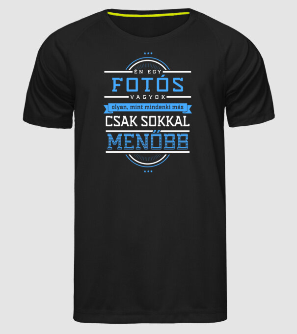  minta fekete pólón