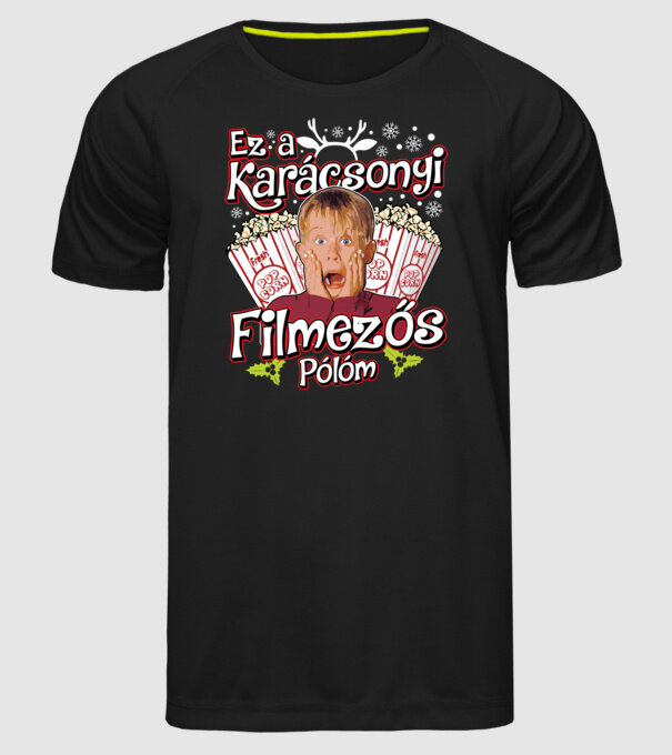  minta fekete pólón