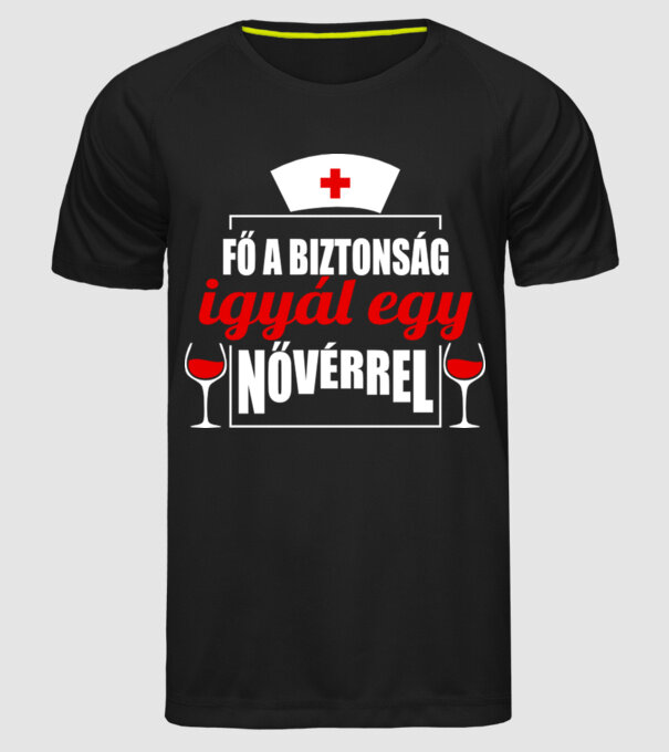  minta fekete pólón