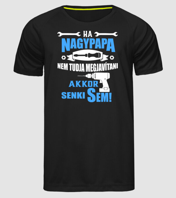  minta fekete pólón