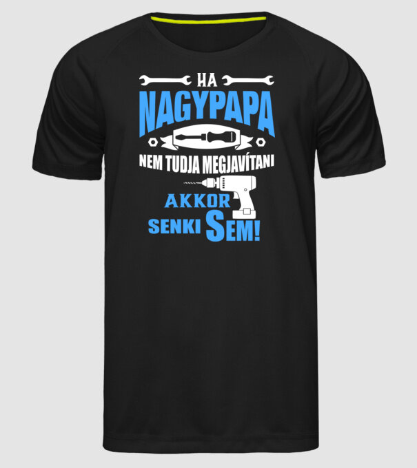  minta fekete pólón