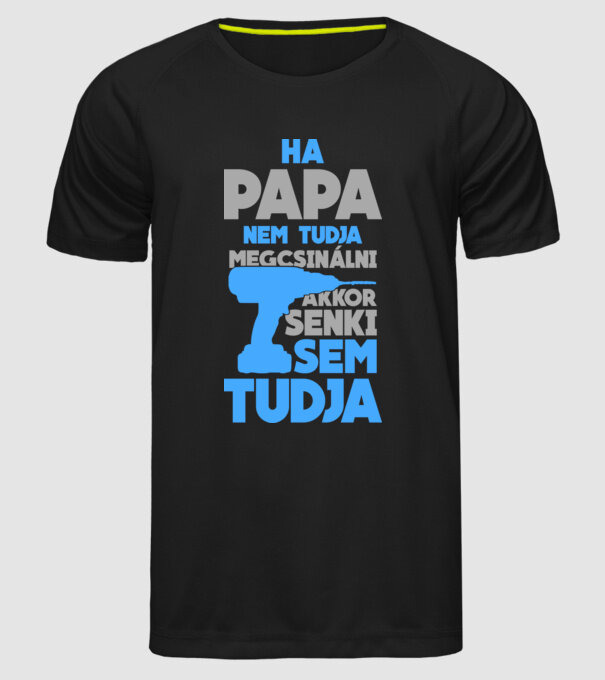  minta fekete pólón