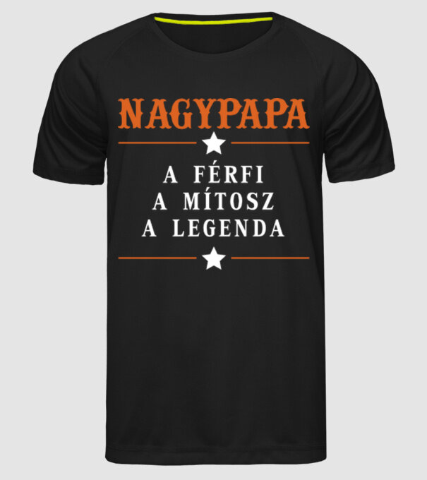  minta fekete pólón