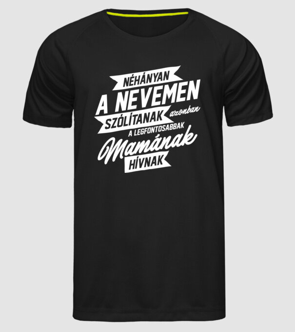  minta fekete pólón