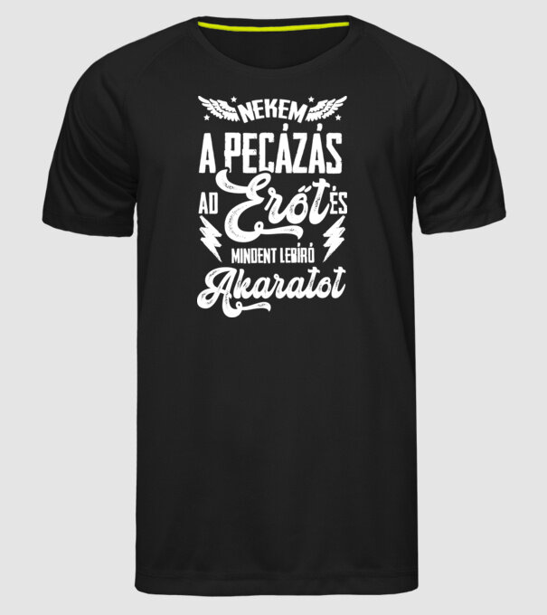  minta fekete pólón