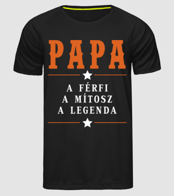  minta fekete pólón