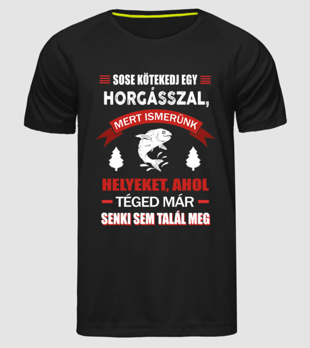  minta fekete pólón