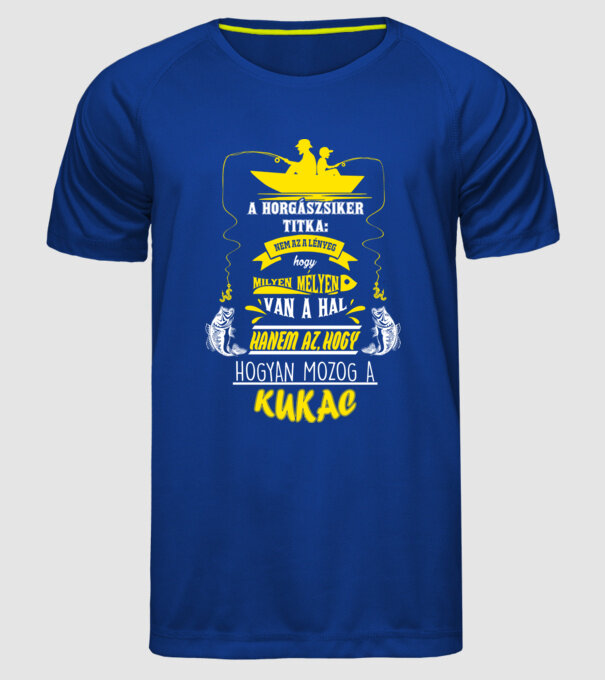  minta királykék pólón