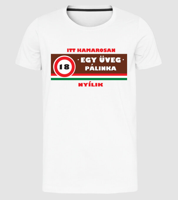  minta fehér pólón